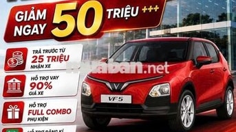 VF5 PLUS - 35TR NHẬN XE -  VAY 90-100%