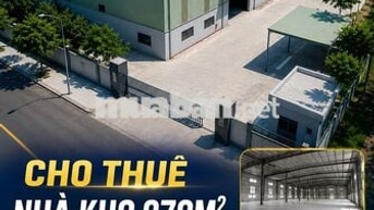 CHO THUÊ NHÀ KHO 970M² TẠI HÒA KHÁNH – GIÁ CHỈ 46 TRIỆU/THÁNG