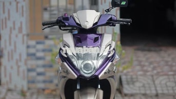 Yamaha Nouvo SX Fi Tím, Bạc