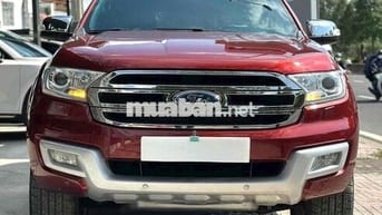 Ford Everest Titanium 1 Cầu 2017 Đỏ 12 vạn km