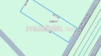 1.200m2 mặt tiền đường nhựa có điện 3fa 