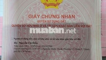Do thay đổi kế hoạch kinh doanh cần bán nhanh