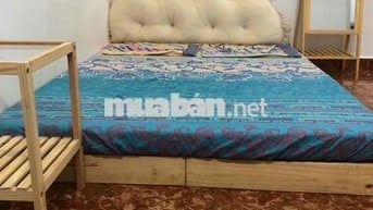 Phòng ban công rộng, tách bếp ngoài phòng tại 143/76 Gò Dầu