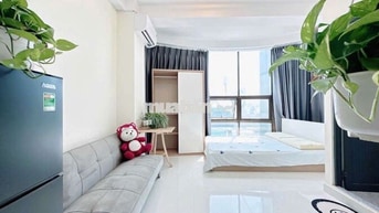 CĂN HỘ STUDIO 40M2 LẦU VIEW ĐẸP FULL NT TÒA NHÀ THANG MÁY 