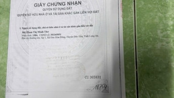 Bán đất thổ cư mặt tiền đường Kênh 3, Đức Hòa, Long An 