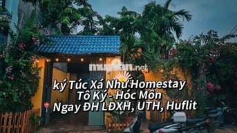 KÝ TÚC XÁ NHƯ HOMESTAY - TÔ KÝ HÓC MÔN - NGAY ĐH LĐXH, ĐH HUFLIT 