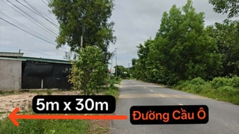 HỈ TỪ 490 TRIỆU – SỞ HỮU NGAY ĐẤT MẶT TIỀN ĐƯỜNG CẦU Ô, SÁT KCN PHƯỚC 