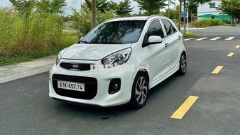 Kia Morning 2018 Full 1.25 Tự động Trắng 90k km