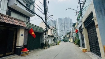 Ban nhà hẽm 803   Huỳnh tân Phát q7 dt 4x18 xd 5L 9 tỷ 