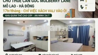 Sống đẳng cấp tại Mulberry Lane Mỗ Lao - 127m² 3PN Full đồ chỉ 17tr
