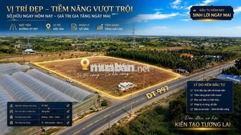 BÁN ĐẤT MẶT TIỀN ĐƯỜNG 997 - SHR - FULL THỔ CƯ - CHỈ 300 TRIỆU