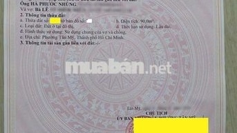 ĐẤT NỀN QUẬN 7 KỀ CẬN PHÚ MỸ HƯNG – ĐƯỜNG LỚN  12m, VỊ TRÍ LÝ TƯỞNG