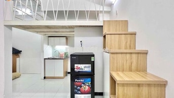CĂN HỘ SINH VIÊN DUBLEX FULL NỘI THẤT GẦN VLU - IUH - HVU -CV LÀNG HOA