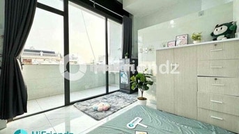 STUDIO BAN CÔNG LỚN, SẴN NỘI THẤT CƠ BẢN QUA ĐẠI HỌC VĂN HIẾN 5P ĐI XE