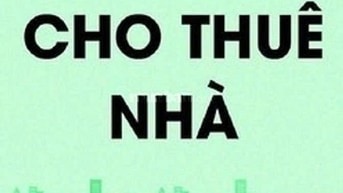 Cho thuê nhà DT~60 m2, khép kín, đầy đủ đồ, số nhà 9B Phố Hồ Giám