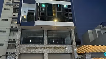 Cho thuê tòa nhà văn phòng 7 tầng, 112m², 1 hầm, mặt tiền đẹp Cát Lái 