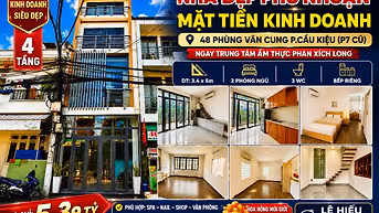 🔥 MẶT TIỀN 4 TẦNG KINH DOANH PHÚ NHUẬN – CHỈ 5.39 TỶ 🔥