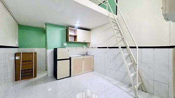 📍HUFLIT HÓC MÔN📍Phòng Trọ Gác Cao 2m Cửa Sổ, 30m2, Sẵn Nội Thất