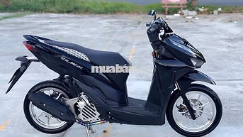 ❌Honda Vario 2021 Đen bóng lên mâm crom biễn 43