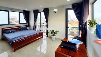 CĂN HỘ STUDIO BAN CÔNG VIEW CITY FULL NT TÒA NHÀ THANG MÁY HẦM XE 