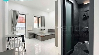 CĂN HỘ STUDIO 40M2 TÁCH BẾP FULL NỘI THẤT MÁY GIẶT RIÊNG NHÀ MỚI 100%