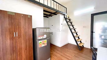 PHÒNG GÁC CAO 2M NGAY TRỆT - FULL NỘI THẤT KẾ ĐẠI HỌC VĂN HIẾN - ÂU CƠ