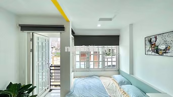 CHO THUÊ STUDIO BAN CÔNG CÓ MÁY GIẶT RIÊNG NGAY TRUNG TÂM QUẬN 1