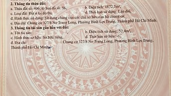 Bán căn hộ chung cư Nơ Trang Long, P.13, Bình Thạnh, 4x14m, sổ hồng