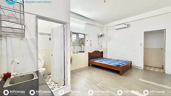 STUDIO CỬA SỔ TRỜI BAN CÔNG TỪ 3X ĐỦ NỘI THẤT TIỆN QUA ĐH HUIT VHU
