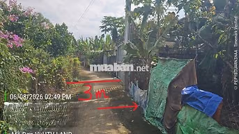 Bán đất + Nhà cấp 4 Sổ hồng riêng, gần giáo xứ Thanh Bình
