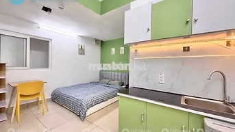 STUDIO FULL NỘI THẤT- THANG MÁY,BẢO VỆ- NGAY CẦU CÔNG LÝ