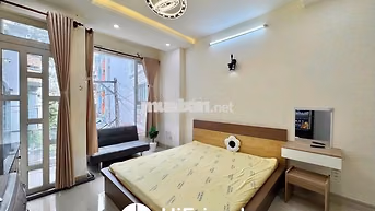 STUDIO BAN CÔNG FULL NỘI THẤT GẦN ĐH SÀI GÒN, SƯ PHẠM