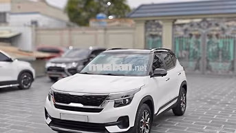 🔴 Kia Seltos 2022 1.4 Turbo Luxury Trắng nóc đen
