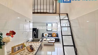 cho thuê chdv - duplex siêu thoáng - full nt - Trục Hoà Bình