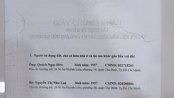 CHÍNH CHỦ BÁN NHÀ NÍ SƯ HUỲNH LIÊN
