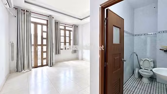 TRỐNG SẴN 2 PHÒNG CÓ BAN CÔNG, CỬA SỔ TRỜI GẦN BỐN XÃ HOÀ BÌNH
