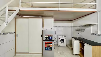 PHÒNG GÁC CAO FULL NỘI THẤT - PHÍA SAU ECOGREEN