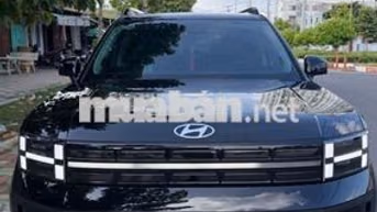 Hyundai Santa Fe 2025 Press Đen ghế da Nappa