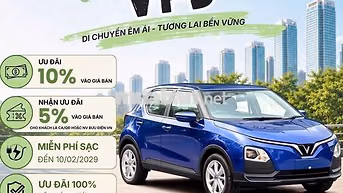 VinFast VF5 Plus Xanh, Đỏ, Xám Xe ô tô điện