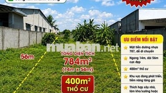 Chủ cần bán gấp lô đất mặt tiền 787 dt khủng 775,7m2 chỉ 800tr Gia Lộc