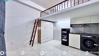Phòng trọ GÁC XÉP có BAN CÔNG SAU cạnh trường đại học UEF, Hutech
