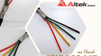 Cáp tín hiệu chống nhiễu 4 x 0.3 mm2 - Cáp tín hiệu Altek Kabel