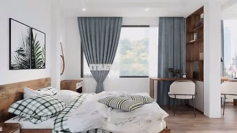 Apartment mới,full đồ 40m2 tầng 5 căn hộ sang trọng Vạn Phúc-Liễu Giai