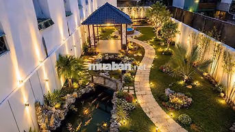 VILLA SÂN VƯỜN 590M2 FULL NỘI THẤT GẦN ĐINH ĐỨC THIỆN