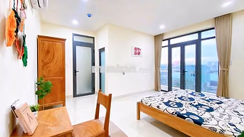 CHO THUÊ CĂN 1PN, BANCON, SIÊU TO, FULL NỘI THẤT NGAY PARCMALL