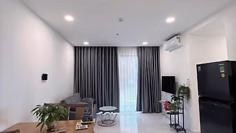 Chung cư Central, Võ Văn Kiệt, Q1: 3PN, NT mới, 92m2, 16triệu