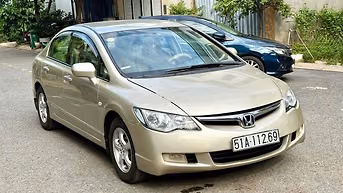 Honda Civic Tự Động 2008 Vàng Cát Cực Đẹp 1đời chu