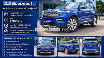 Ford Explorer 2024 2.3L Xanh siêu lướt