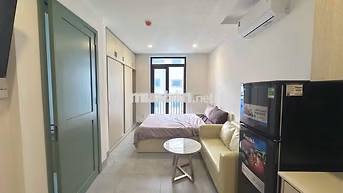 Tòa nhà mới xây Studio ban công 35m² Full NT - Thang Máy, Bình Thạnh