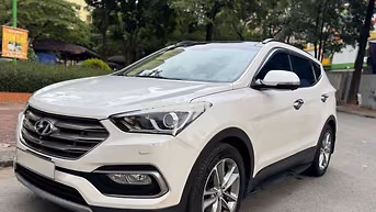 Hyundai Santafe 2018 Full dầu 2 cầu Trắng 76000 km